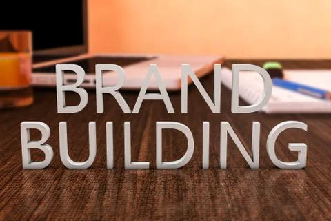 Brand Building Ilustración de archivo