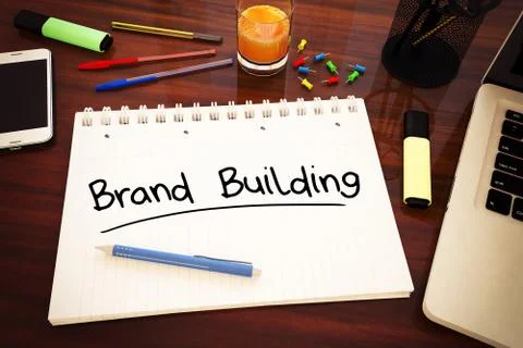 Brand Building Ilustración de archivo