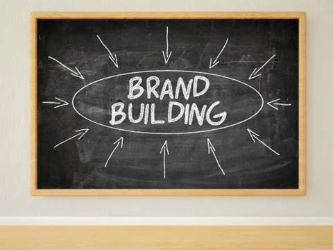 Brand Building Ilustración de archivo