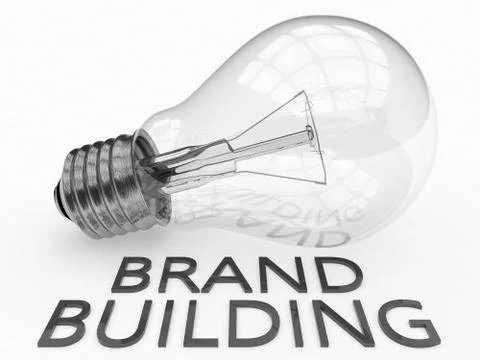 Brand Building Ilustración de archivo