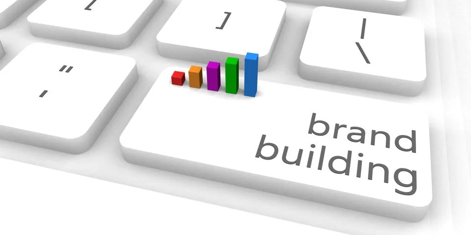 Brand Building Stock Illustration