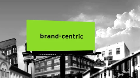 Brand Centric Customer Centric Animation Video stock 35595661