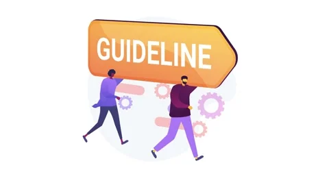 Brand communication guideline 4K loop animation Stock Footage 132925125
