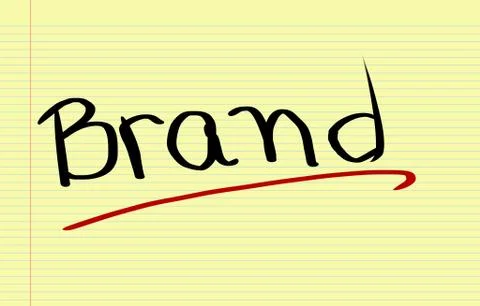 Brand Concept Illustrazione stock