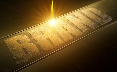 Brand as concept Ilustración de archivo