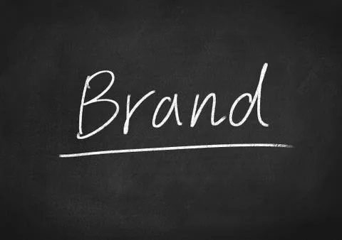 Brand concept word Stock Illustration
