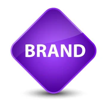 Brand elegant purple diamond button Stock Illustration