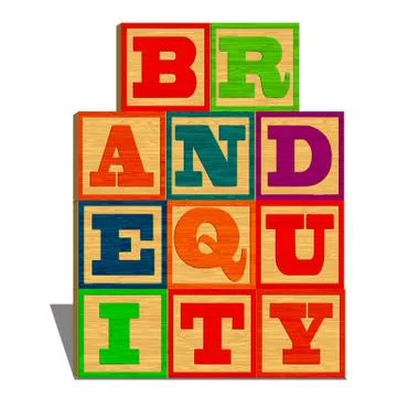 Brand Equity (Isolated on white background) Stock Illustration