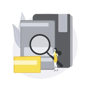 Brand identity abstract concept vector illustration. Stock Illustration