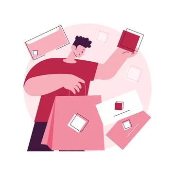 Brand identity abstract concept vector illustration. Stock Illustration