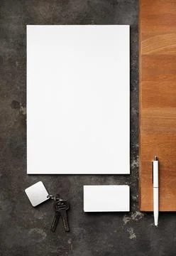 Brand identity mockup Stock Photos