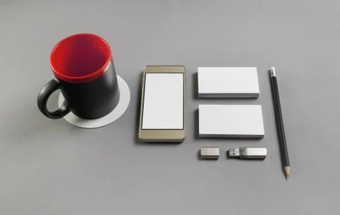 Brand identity template Stock Photos