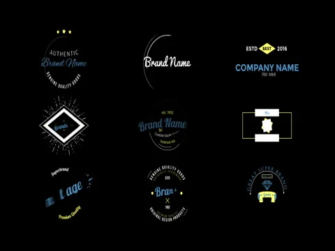 Brand Label - After Effect Template Stock After Effects