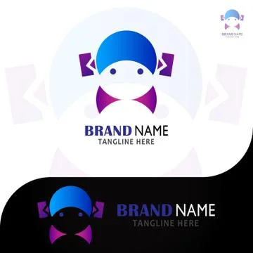 BRAND NAME LOGO Stock Illustration