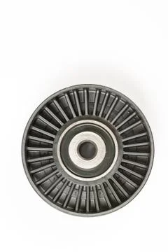 Brand new car engine roller part Foto stock