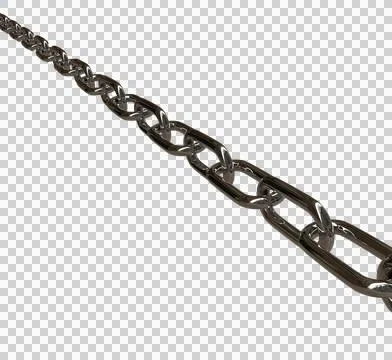Brand New Chain 3D Render Stock Illustration