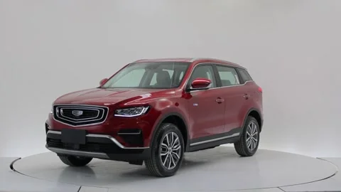 A brand new small size SUV video Stock Footage 243488506