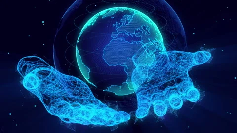 Brand new world. Digital data globe Stock-Footage 101395588