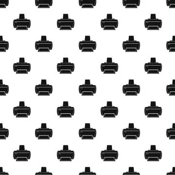 Brand printer pattern seamless vector Stock Illustration