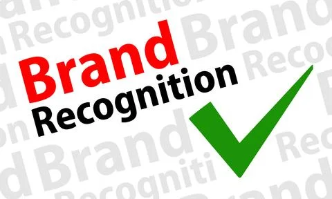 Brand recognition concept Stock Illustration
