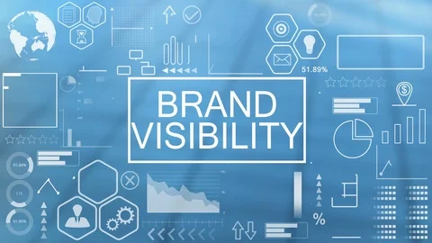 Brand Visibility, Animated Typography Stock Footage 116358558