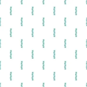 Brand word blocks creating seamless pattern background Stockillustratie