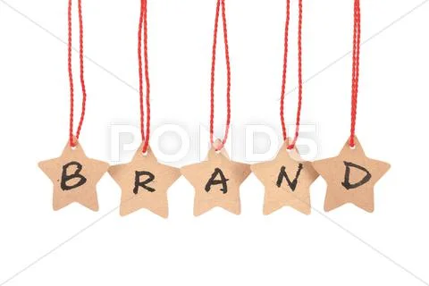 Brand word Stock Photos