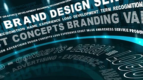 Brand words in motion Stock Footage 59854012