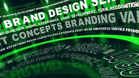 Brand words in motion Stock Footage 59854045
