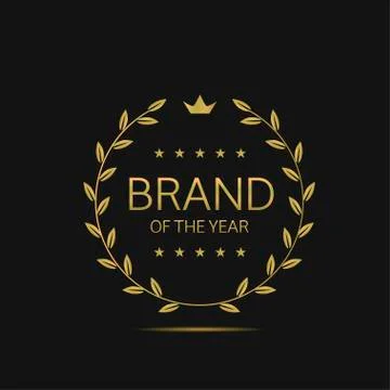 Brand of the year Stock Illustration