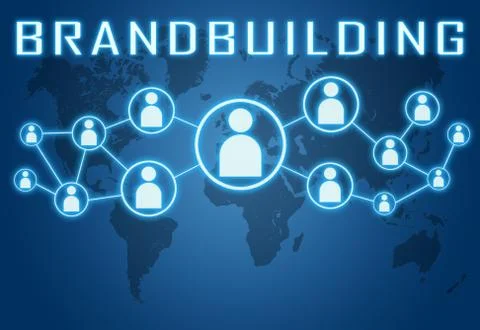 Brandbuilding Stock Illustration
