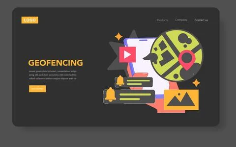 Branded App. Flat Vector Illustration 스톡 일러스트