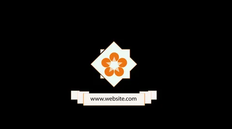 Branded Flat Logo Sting Modèle After Effects