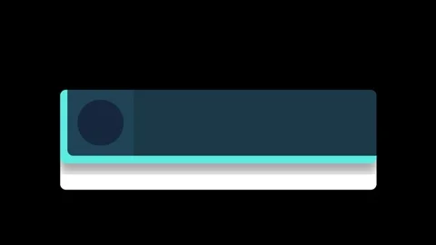 Branded Lower Third Animation with Logo Space Stock Footage 331874835