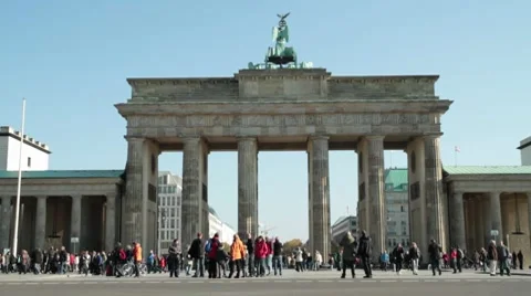 Brandenburg Gate 01 Video stock 10573798