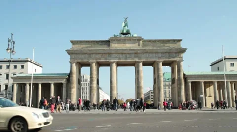 Brandenburg Gate 02 Video stock 10573745