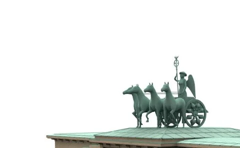 Brandenburg gate 5 Stock Illustration