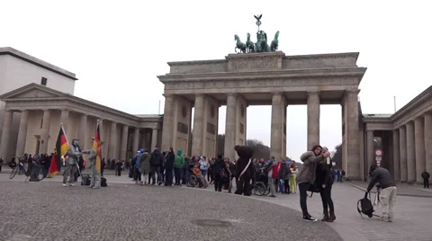 Brandenburg gate berlin Видео 32864740