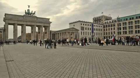 Brandenburg Gate, Berlin, Germany Stock Footage 31699558