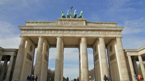 Brandenburg Gate, Berlin, Germany Stock Footage 32263579