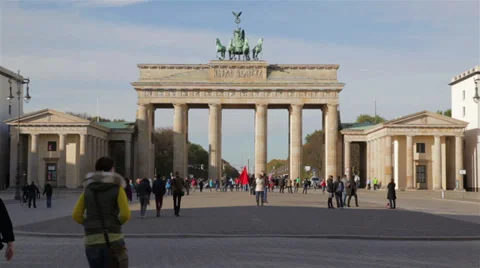 Brandenburg Gate, Berlin, Germany Stock Footage 32275992