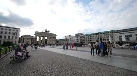 Brandenburg Gate, Berlin, Germany Stock Footage 43251482