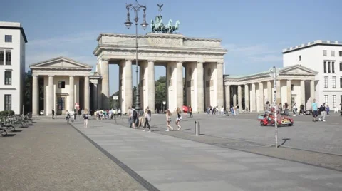 Brandenburg Gate, Berlin, Germany Stock Footage 67094660