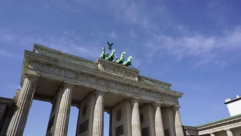 Brandenburg Gate Berlin Germany Stock Footage 89297893