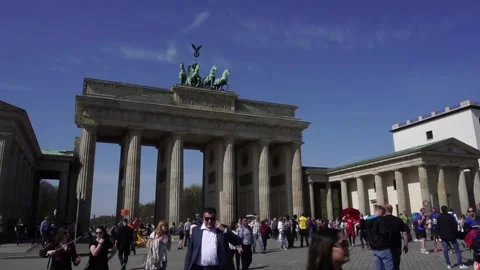Brandenburg Gate, Berlin, Germany Stock Footage 89421699