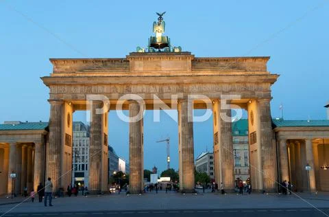 Brandenburg gate in berlin Stock Photos