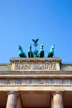 Brandenburg Gate in Berlin Stock Photos