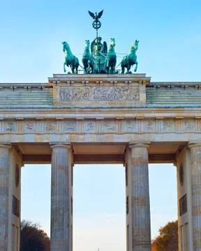 Brandenburg gate, Berlin Stock Photos