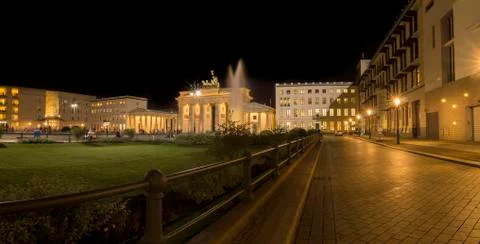 Brandenburg Gate in Berlin Stock Photos