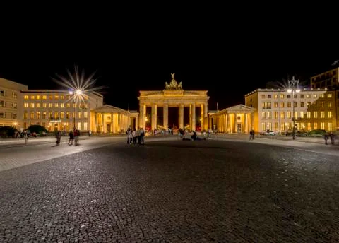 Brandenburg Gate in Berlin Stock Photos